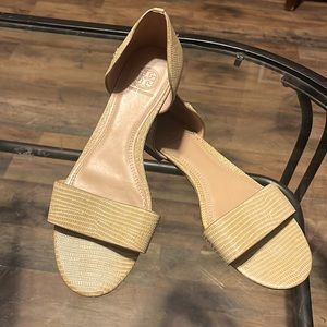 Tory Burch Savannah D’Orsay Flat Sandals